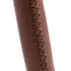 Capa de Guidão Retrô Costurada à Mão para Bicicleta Capa de Guidão de Couro Macio de Alta Elasticidade Capa de Guidão de Couro para Bicicleta de Estrada Dobrável Capa de Guidão de PU para Bicicleta Dead Fly