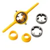 Novo Conjunto de Machos Redondos Manuais de Plástico para Rosqueamento Fácil de Tubos de Água, Conjunto de Seis Peças para Rosca de 1/2 Polegada, 3/4 de Polegada e 1 Polegada