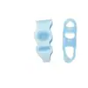Corrector de dedos, ortesis para juanetes, separador de dedos de tres orificios antiabrasión, ortesis de corrección de dedos