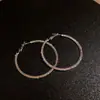 Pendientes Geométricos Populares de Metal Aguja de Plata Simples Versátiles para el Viaje Diario Pendientes Retro Elegantes de Alta Gama para Mujer