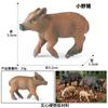 Modelo Animal Artificial Sólido Juguetes Animales Jabalí Jabalí Cerdo Cerdo Ciervo Delfín Jabalí Regalo Adornos