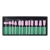Fábrica 12 peças lixadeira elétrica para nail art conjunto de brocas de corindo broca para nail art broca de quartzo para nail art