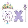 2024 Falda Tutú de Malla de Sirena Perla Lentejuela Princesa Falda de Gasa Niñas Manga Corta Sobre la Rodilla Falda de Princesa Mb01