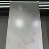 Laje de Azulejo Cerâmico Foshan Guangdong 750*1500 Tijolo Texturizado Calcário Veludo Branco Leite Azulejo Antigo Azulejo de Piso