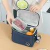 Bolsa Térmica para Lanche, Bolsa de Lanche tipo Sacola, Bolsa de Piquenique Transversal, Bolsa Térmica Grande com Alça de Ombro para Alimentos, Bolsa de Gelo