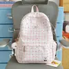Mochila Escolar Transfronteiriça para Meninas do Ensino Fundamental, Alunos do Ensino Médio e Alunos do Ensino Fundamental, Grande Capacidade, Mochila Tendência de Nicho com Acabamento de Alta Qualidade