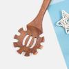 Pá de madeira estilo japonês madeira de acácia teca utensílios colher de sopa espátula coador utensílios de cozinha de madeira conjunto de colheres de madeira LOGO gravado