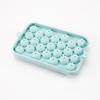 Novo Molde de Silicone para Bola de Gelo Molde Bandeja de Gelo para Bola de Gelo Cubo de Gelo Esférico Bandeja de Gelo Caixa de Gelo Redonda para Armazenamento