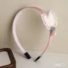 Nuevos Accesorios para el Cabello Estilo Coreano para Niños Aro para el Cabello Bordado de Mariposa de Alta Gama Pasador de Princesa para Niñas Pasador Diadema Antideslizante