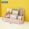 BNBSDopamina Caja de Almacenamiento de Compartimentos de Escritorio Cosméticos Cuidado de la Piel Organización Oficina Artículos Varios Caja de Almacenamiento
