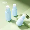 Em Estoque 30/50/80ml Garrafa Branca com Bomba de Pressão para Loção, Garrafa para Essência Líquida de Protetor Solar, Garrafa Vazia Portátil de Tamanho de Viagem para Skincare