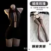 Lencería profundamente seductora, vestido ajustado sexy de rosa, uniforme de secretaria qqny de deseo puro, ropa de dormir de encaje tentación para mujer