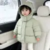M284 Chaqueta de Invierno Corta Engrosada Estilo Invierno para Niños y Niñas, Chaqueta Engrosada para Niños, Ropa Exterior de Algodón a la Moda