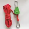 Tenda para suprimentos de camping ao ar livre transfronteiriça corda à prova de vento barraca de camping corda de fixação refletiva reforçada cordão de ajuste corda de elevação com polia