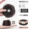 Postizo de Moño Nido de Pájaro Plegable para Mujer, Herramienta Mágica para Recogidos Esponjosos, Moño Voluminizador para el Cabello, Postizo de Pinza de Garra de Capullo de Flor Simulado