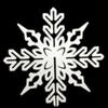 Ventas Directas de Fábrica multi-estilo copo de nieve de plástico Halloween regalo evento de empresa pequeños accesorios decoración copo de nieve