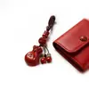 Bolsa de la Suerte de Cinabrio Llavero para Coche Estilo Nuevo para Hombres y Mujeres Bolsa de la Suerte de la Riqueza Regalo Creativo Adorno Regalo Bolsita de Bajo Precio Colgante