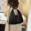 Bolsa de Hombro Retro de Cuero Nubuck para Axila, Mochila Multifuncional de Ante para Viajes Diarios, Mochila para Mujer, Bolso Tote Plegado