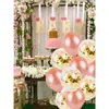 Decoración para Fiesta de Cumpleaños Set de Globos de Papel de Aluminio Impresos de Color Sólido Multicolor Versión de EE. UU. Letras de Película de Aluminio Caricaturas