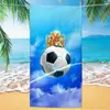 Toalha de Praia Modelo Novo 2026 da Copa do Mundo de Futebol dos Estados Unidos, Canadá e México, Toalha de Banho de Praia de Microfibra, Toalha Estampada de Secagem Rápida
