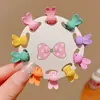 Mini presilha de cabelo infantil para arrumar franjas e fios soltos, uma ferramenta mágica para bebês e princesas arrumarem o cabelo, pequeno prendedor de garra acessório de cabelo