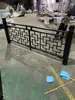 Valla de patio moderna minimalista de aleación de aluminio para exteriores, barandilla de escaleras de arte de aluminio para villa, pasamanos, valla de jardín