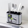 Comércio exterior atacado barril de talheres de aço inoxidável compartimento tubo para hashi gaiola para hashi barril de armazenamento de utensílios de cozinha espátula porta-canudos porta-faca e garfo