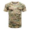 Camiseta deportiva de manga corta de camuflaje para exteriores de Leeson, de verano, de secado rápido, para hombre, para entrenamiento físico al aire libre, camiseta táctica.