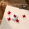 Decoração de Laço para Nail Art Cor Vinho 2026 Popular Laço 3D Resina Fosca Fita Decoração de Strass para Unhas