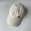 Chapéu Básico de Primavera Estilo Coreano para Estudantes Chapéu de Verão com Letra Estilo Ocidental Simples Casual Boné Feminino Boné de Beisebol Versátil
