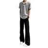 Pantalones de Traje Microbocana Estilo Retro Japonés para Hombre Otoño/Invierno de Gama Alta Versátiles con Caída Tendencia Pantalones de Traje Modernos