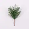 Agujas de Pino, Hojas de Pino de Plástico PVC Simulado, Suministros para Decoración Navideña, Agujas de Pino, Tiras de Agujas de Pino Artificiales