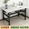 Mesa de entrenamiento plegable sin instalación, mesa de comedor para dormitorio en casa, escritorio simple para oficina y estudio, mesa de puesto para viviendas de alquiler