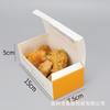 Cajas Desechables para Snacks de Comida Rápida, Cajas de Empaque Personalizadas para Pasteles de Huevo Frito para Llevar, Cajas de Papel con Ventana, Fondo Enganchado y Tapa Abatible