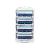 Aparelho de Barbear de Cinco Lâminas Transfronteiriço, Aparelho de Barbear Manual com Lâminas de Reposição de Qualidade Alemã, Aparelho de Barbear Masculino Direto da Fábrica