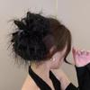 Satin de alta calidad estrella amor brillo flash agarre femenino exquisito socialité pinza de tiburón moño para el pelo pinza para el pelo