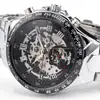 Ganador Europeo y Americano Moda Personalizada para Hombre Reloj Mecánico Automático Hueco de Acero Completo Venta al por Mayor