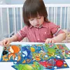 Pegatinas de Manualidades Hechas a Mano para Niños Transfronterizas Pegatinas de Recompensa para Maestros Animales Marinos de Dibujos Animados Haz la Cara DIY