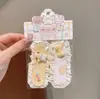 Crianças postam adesivos fofos de animais pequenos com velcro para bebês que não machucam o cabelo quebrado artefato para cabelo de menina volume de cabelo franja pequena