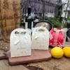 Caja de Dulces para Boda con Textura Única, Caja de Dulces Simple de Mariposa, Caja de Regalo para Recuerdos de Boda, Caja de Regalo para Fiestas, Lujo Ligero