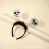 2021 Nueva Diadema de Calabaza con Resorte Venta Festival Transfronteriza Pasador Lindo Diadema de Disfraz Divertido de Halloween Accesorio de Cabello de Halloween