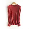 Camiseta Antibacteriana de Manga Larga para Mujer Yifeisi, Nueva Capa Base Ajustada Otoño/Invierno, Se Puede Usar como Capa Exterior, Top de Cuello Redondo para Mujer