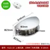 Clip de Cristal Clip Fijo Clip de Cristal Soporte Soporte Estante Capa Espejo Acrílico Hebilla de Montaje Conector Accesorios