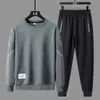 Terno Casual Masculino Outono Novo Masculino Juventude Esportivo Corrida Conjunto de Duas Peças Manga Longa Moletom