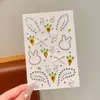 Pegatinas de Corazón con Lazo de Pedrería de Dibujos Animados para Niñas, Maquillaje para Actuaciones Escénicas, Pegatinas Faciales 3D