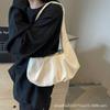 Bolsa Nuvem Macia e Amassada, Bolsa de Ombro Vintage em Couro Sintético, Bolsa Tote Estilo Preguiçoso para o Dia a Dia