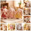 Solo Ropa de Muñeca/Ropa Hecha a Mano para Muñeca Conejo Jc Bonnie, Pijama, Vestido Mismo Estilo del Pequeño Libro Rojo, Conjunto para Muñeca de 32cm, Lindo