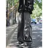 Pantalones casuales de verano para hombre, ligeros, de pierna recta, estilo americano, patchwork plisado, secado rápido, pantalones de pierna ancha para deportes al aire libre