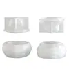 Poppy Lançamento Transfronteiriço Popular Molde de Silicone DIY Redondo Conchas Gordas Pote de Armazenamento Copo de Vela Molde de Gesso