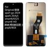 Adequado para Montagem de Tela de Celular Transsion Sparkgo 2024 Spark20/Kj5 Tela de Exibição Lcd